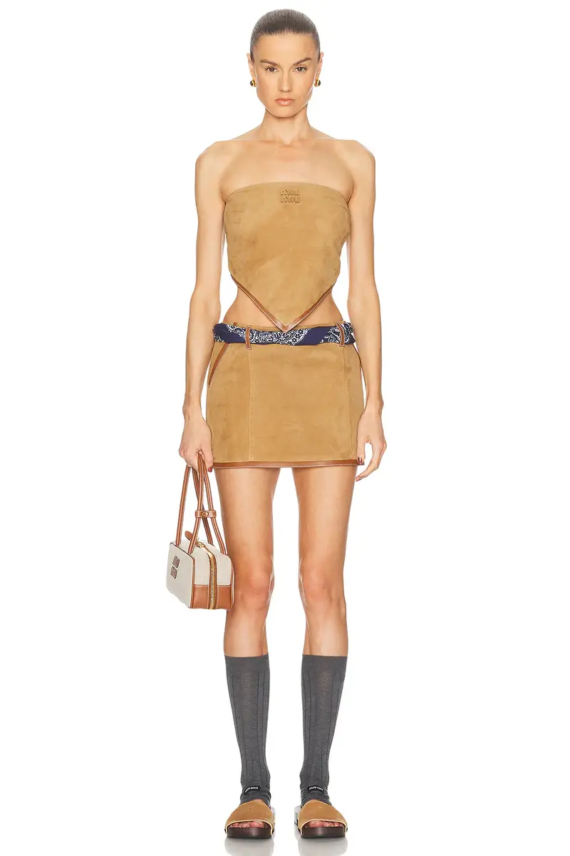 Miu Miu Mini Skirt | Thumbnail 5 Miu Miu Mini Skirt | Thumbnail 5
