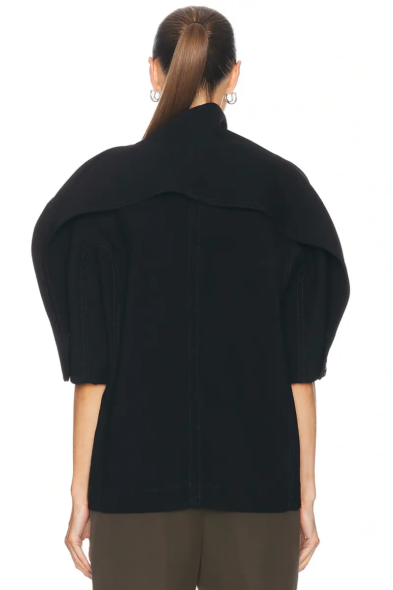 Bottega Veneta Draped Neck Top | Thumbnail 4 Bottega Veneta Draped Neck Top | Thumbnail 4