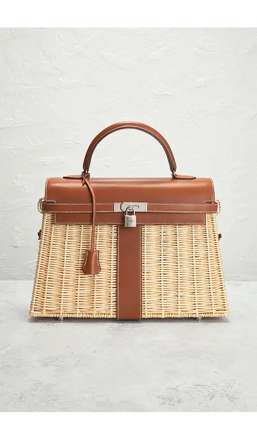 HERMÈS Wicker Kelly Picnic 35 Handbag | Thumbnail 2