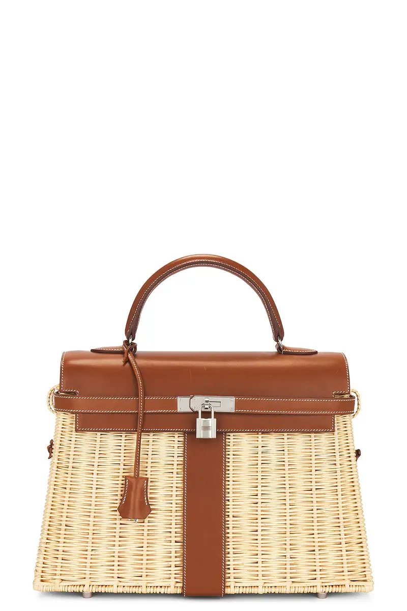 HERMÈS Wicker Kelly Picnic 35 Handbag | Thumbnail 3