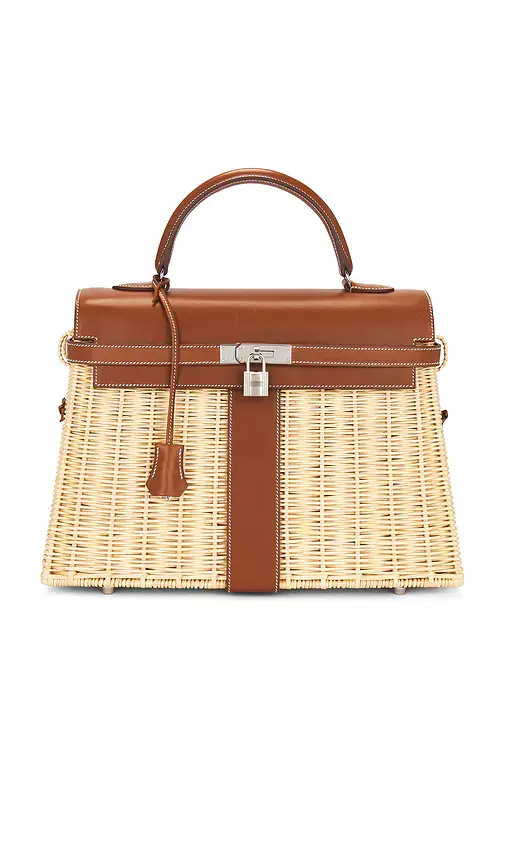 HERMÈS Wicker Kelly Picnic 35 Handbag
