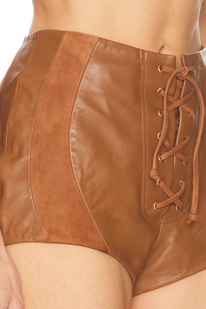 Retrofête Agda Suede Short | Thumbnail 6 Retrofête Agda Suede Short | Thumbnail 6