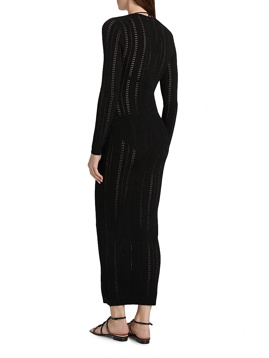 Ronny Kobo Women's Sai V-Neck Knit Maxi Dress | Thumbnail 5 Ronny Kobo Women's Sai V-Neck Knit Maxi Dress | Thumbnail 5