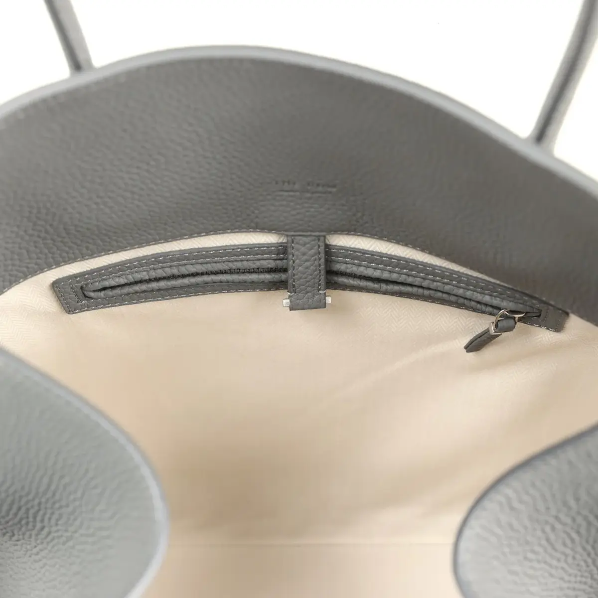 The Row The Row Soft Margaux 17 Bag Timouse Grey Calfskin Silver Hardware | Thumbnail 10 The Row The Row Soft Margaux 17 Bag Timouse Grey Calfskin Silver Hardware | Thumbnail 10