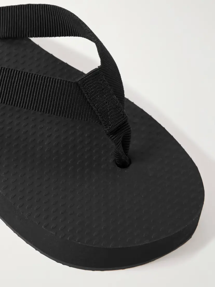 The Row Dune Cotton-blend Grosgrain Platform Flip Flops | Thumbnail 4