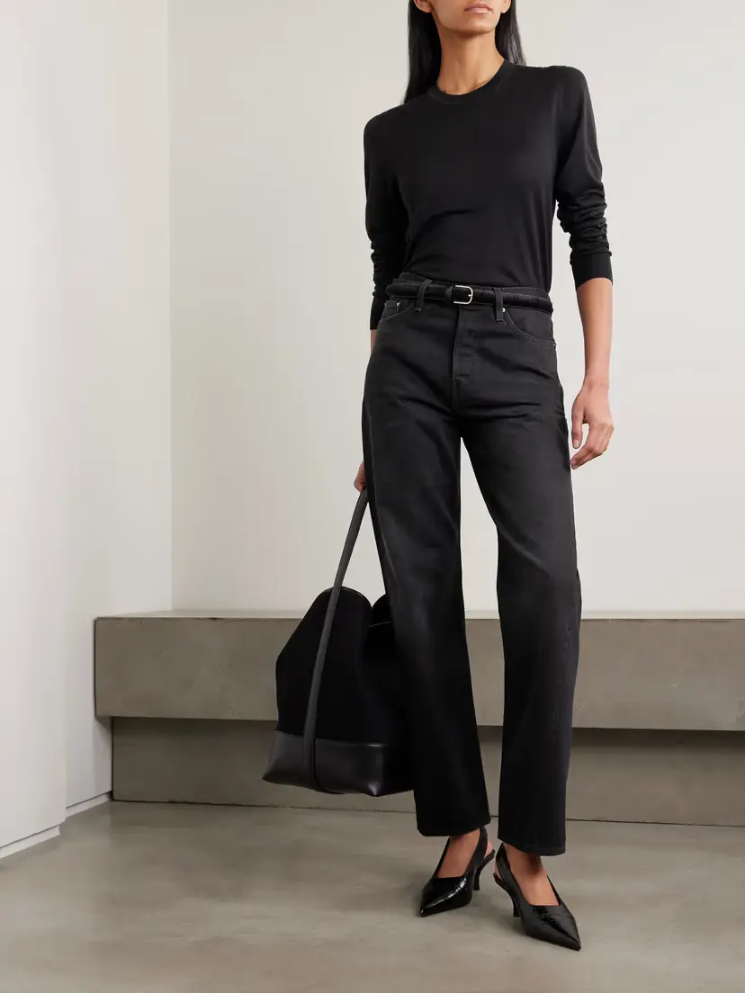 TOTEME Mid-rise Straight-leg Organic Jeans | Thumbnail 2 TOTEME Mid-rise Straight-leg Organic Jeans | Thumbnail 2