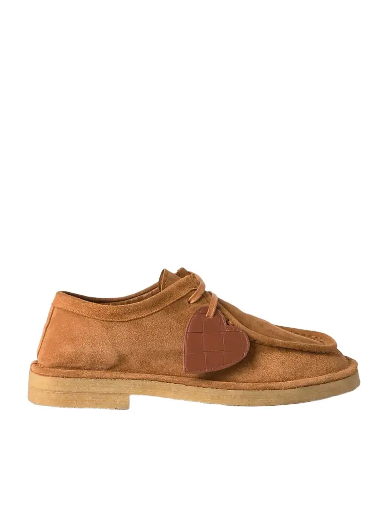 Bottega Veneta Intrecciato Leather-trimmed Suede Loafers | Image 1 Bottega Veneta Intrecciato Leather-trimmed Suede Loafers | Image 1