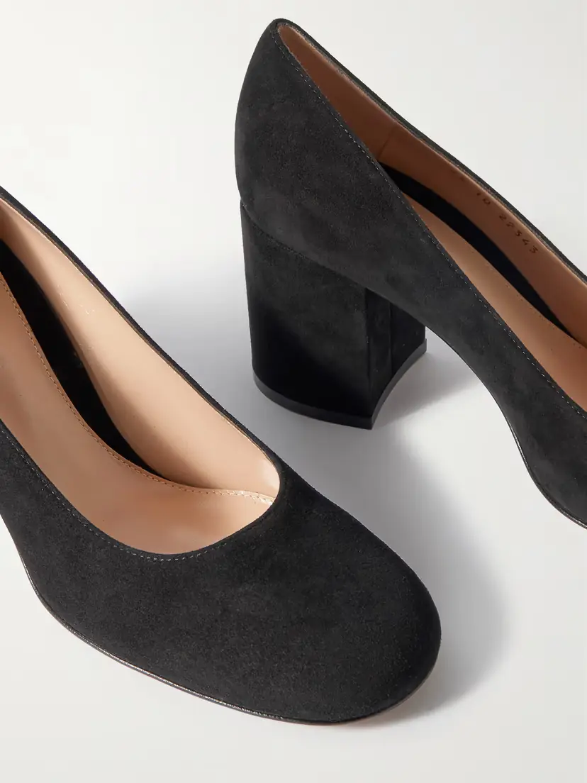 Gianvito Rossi Joelle 70 Suede Pumps | Thumbnail 4 Gianvito Rossi Joelle 70 Suede Pumps | Thumbnail 4