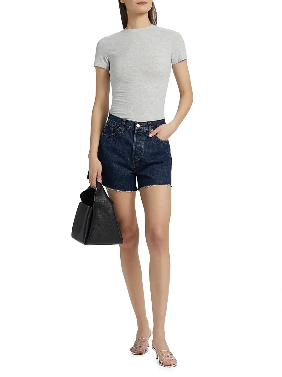 RE/DONE Women's 90s Low-Slung Denim Shorts | Thumbnail 2 RE/DONE Women's 90s Low-Slung Denim Shorts | Thumbnail 2