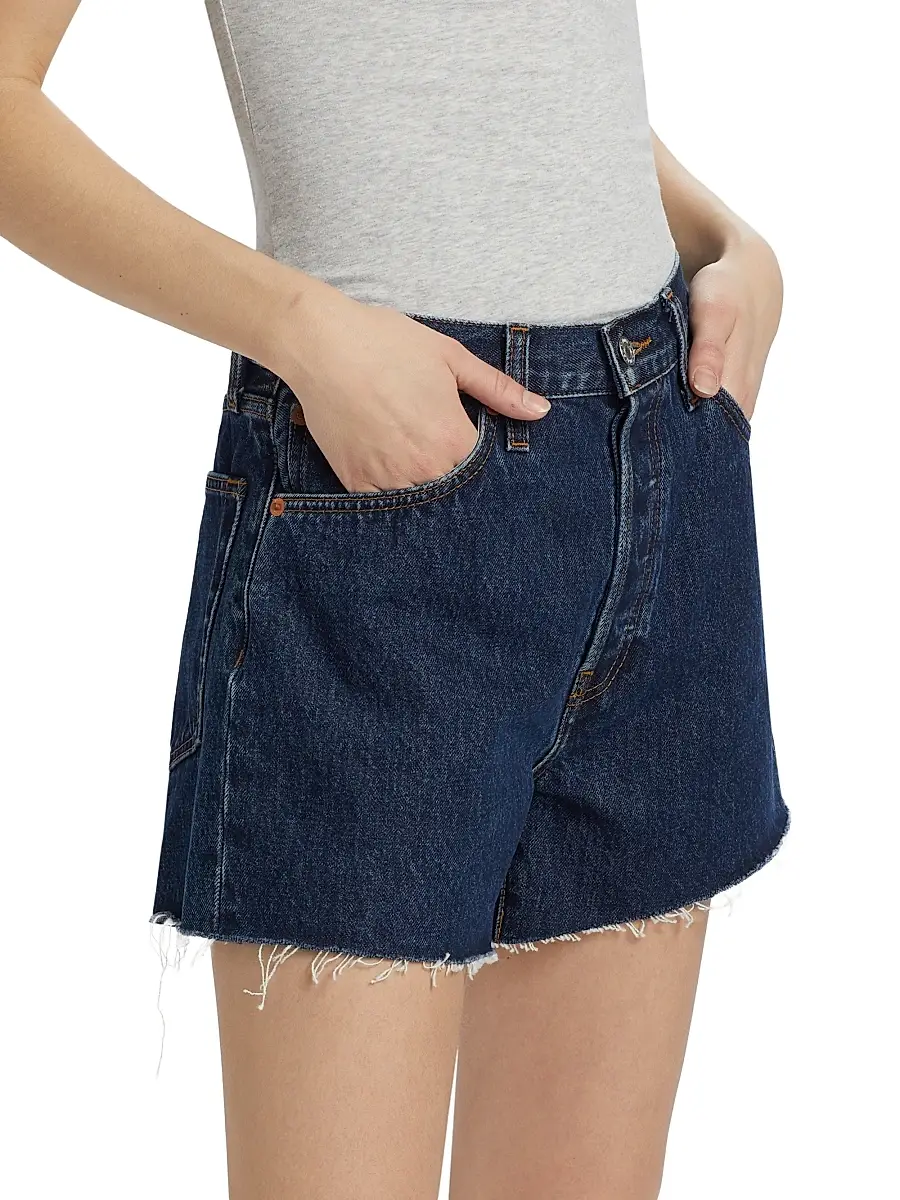 RE/DONE Women's 90s Low-Slung Denim Shorts | Thumbnail 4 RE/DONE Women's 90s Low-Slung Denim Shorts | Thumbnail 4