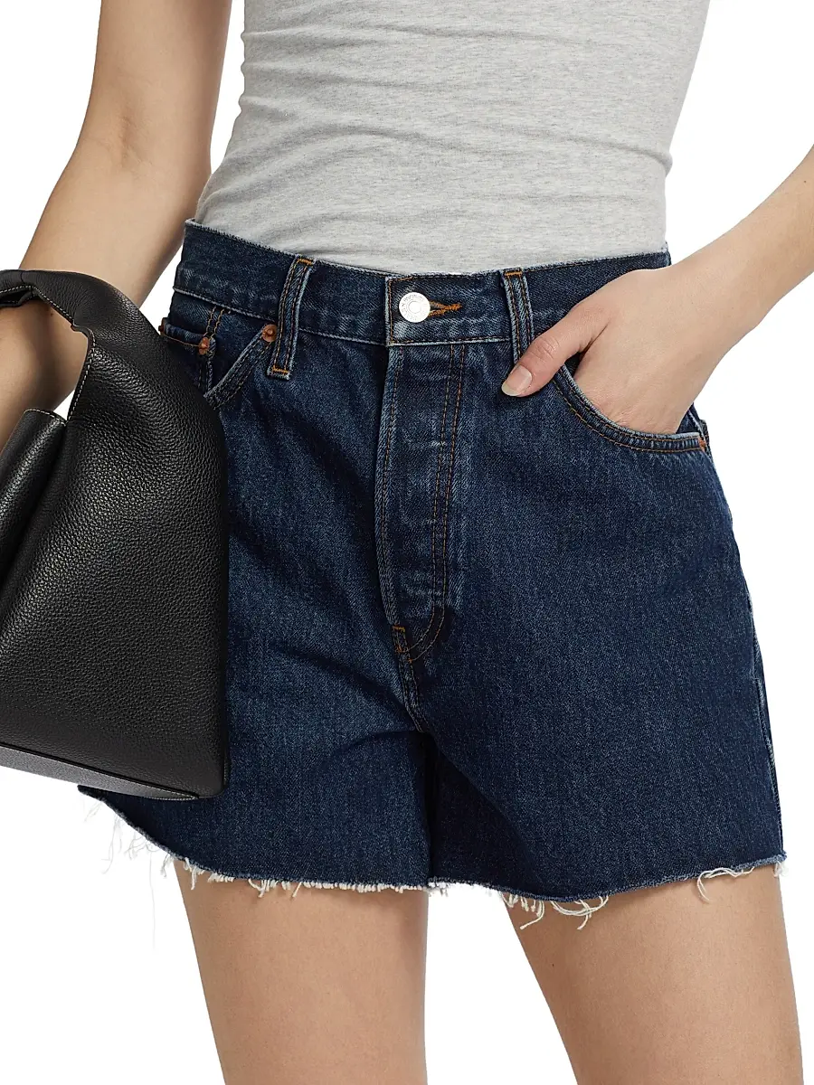 RE/DONE Women's 90s Low-Slung Denim Shorts | Thumbnail 6 RE/DONE Women's 90s Low-Slung Denim Shorts | Thumbnail 6