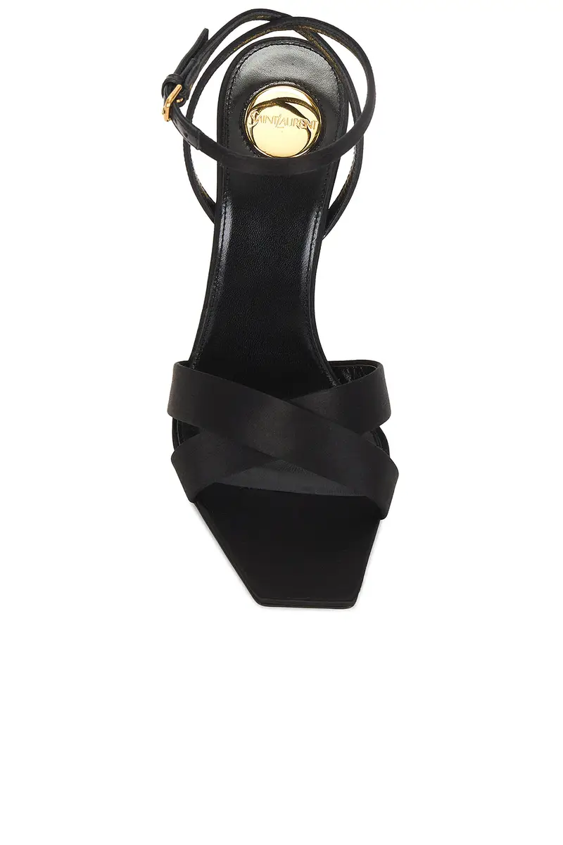 Saint Laurent Lydia Wedge Sandal | Thumbnail 4 Saint Laurent Lydia Wedge Sandal | Thumbnail 4