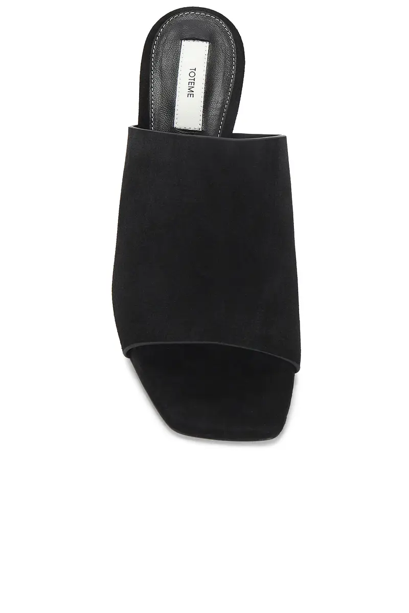 TOTEME Velour Leather Bandeau Mule | Thumbnail 4 TOTEME Velour Leather Bandeau Mule | Thumbnail 4