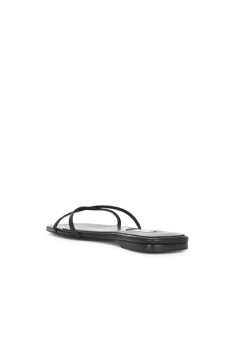 Toteme Leather Crossover Slide | Thumbnail 3 Toteme Leather Crossover Slide | Thumbnail 3