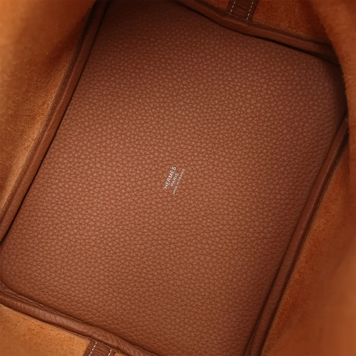 HERMÈS Hermes Picotin Lock 22 Gold Clemence Palladium Hardware | Thumbnail 7 HERMÈS Hermes Picotin Lock 22 Gold Clemence Palladium Hardware | Thumbnail 7