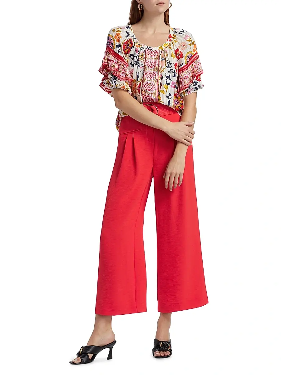 Ramy Brook Women's Belted High-Rise Pants | Thumbnail 2 Ramy Brook Women's Belted High-Rise Pants | Thumbnail 2