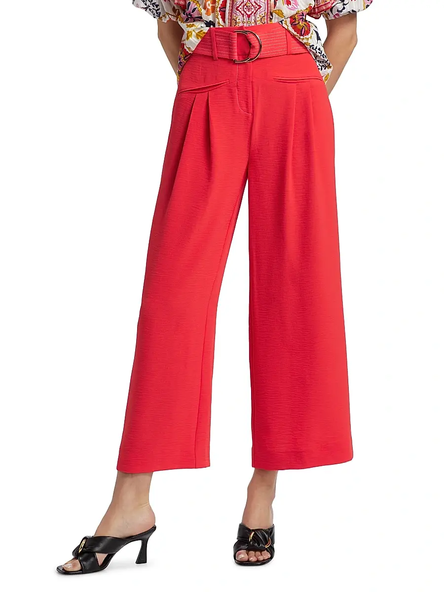 Ramy Brook Women's Belted High-Rise Pants | Thumbnail 3 Ramy Brook Women's Belted High-Rise Pants | Thumbnail 3