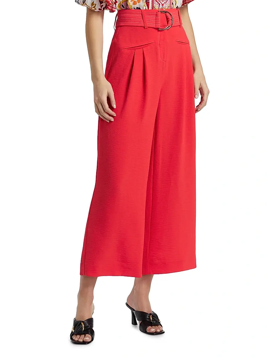 Ramy Brook Women's Belted High-Rise Pants | Thumbnail 4 Ramy Brook Women's Belted High-Rise Pants | Thumbnail 4