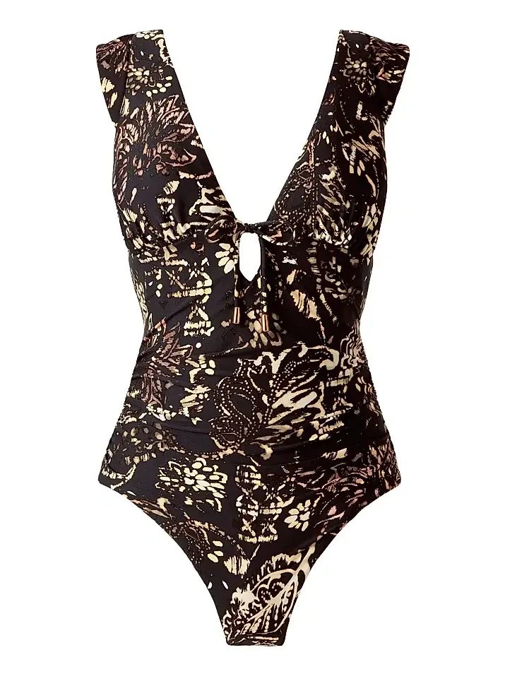 Women's Balinese Dash Ruched One-Piece Swimsuit Women's Balinese Dash Ruched One-Piece Swimsuit