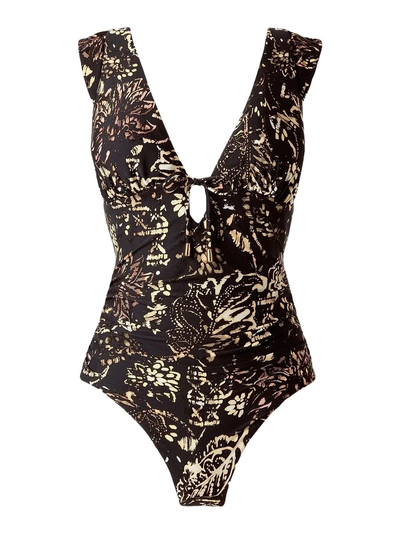 Women's Balinese Dash Ruched One-Piece Swimsuit