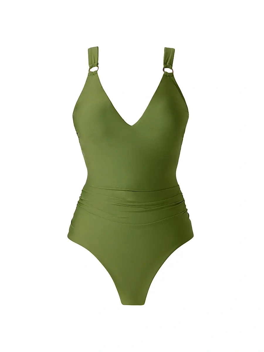 Magicsuit Women's Solid Dakota One-Piece Swimsuit - Basil | Image 1 Magicsuit Women's Solid Dakota One-Piece Swimsuit - Basil | Image 1