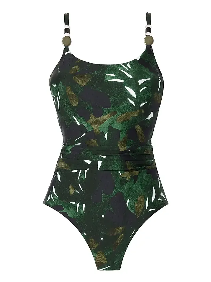 Women's Palmetto Cady Botanical Print One-Piece Swimsuit