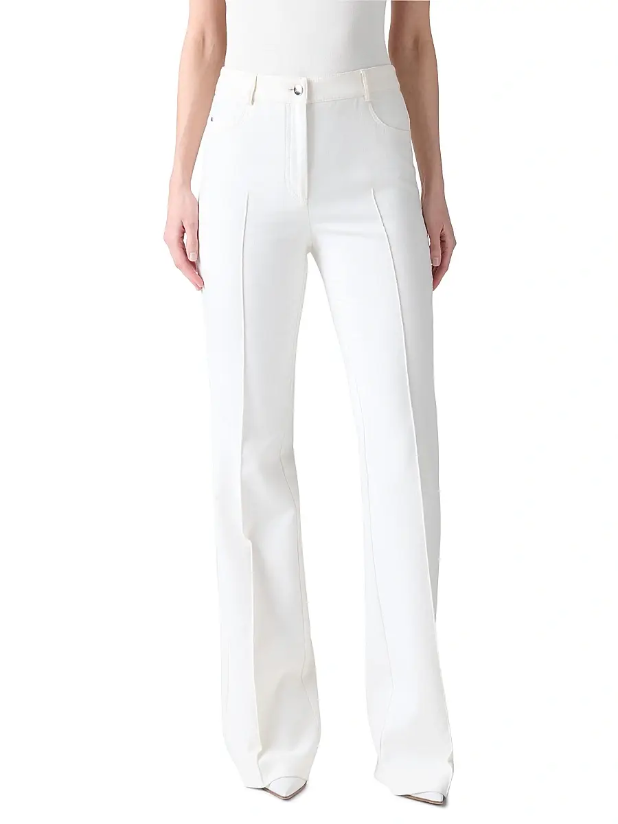 Akris Women's Farid Seamed Bootcut Pants | Thumbnail 3 Akris Women's Farid Seamed Bootcut Pants | Thumbnail 3