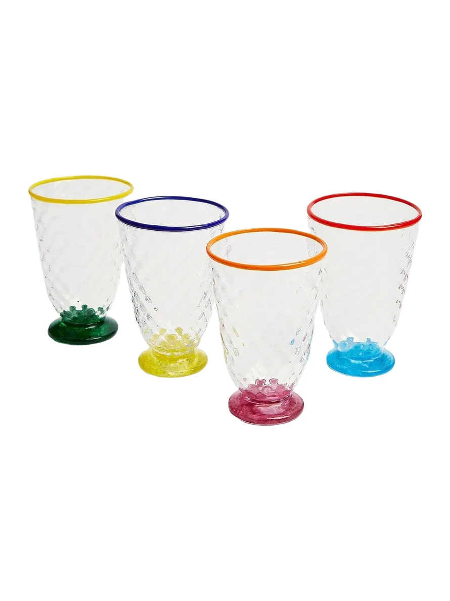 La DoubleJ Quilted Glasses Set of 4