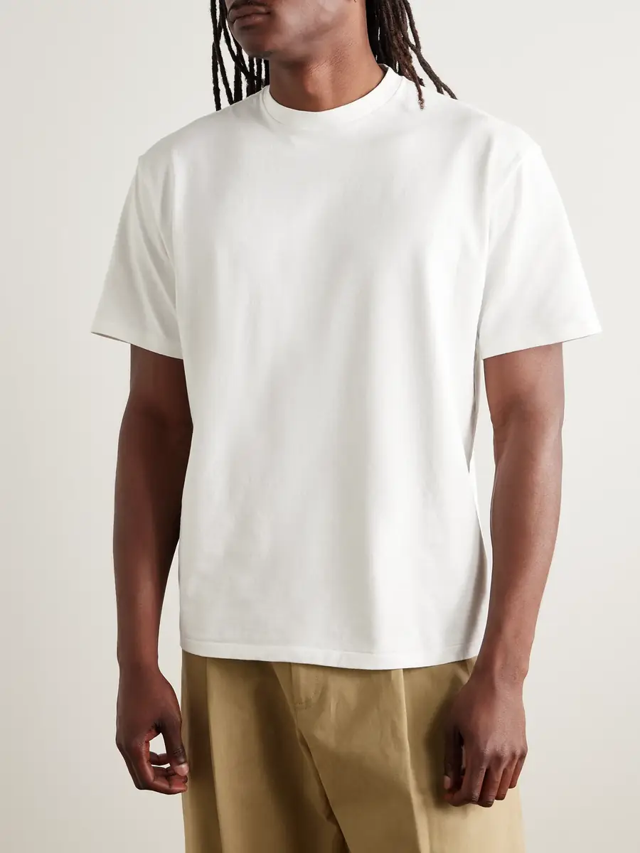 A.PRESSE Heavy Weight Cotton-Jersey T-Shirt - Men | Thumbnail 3