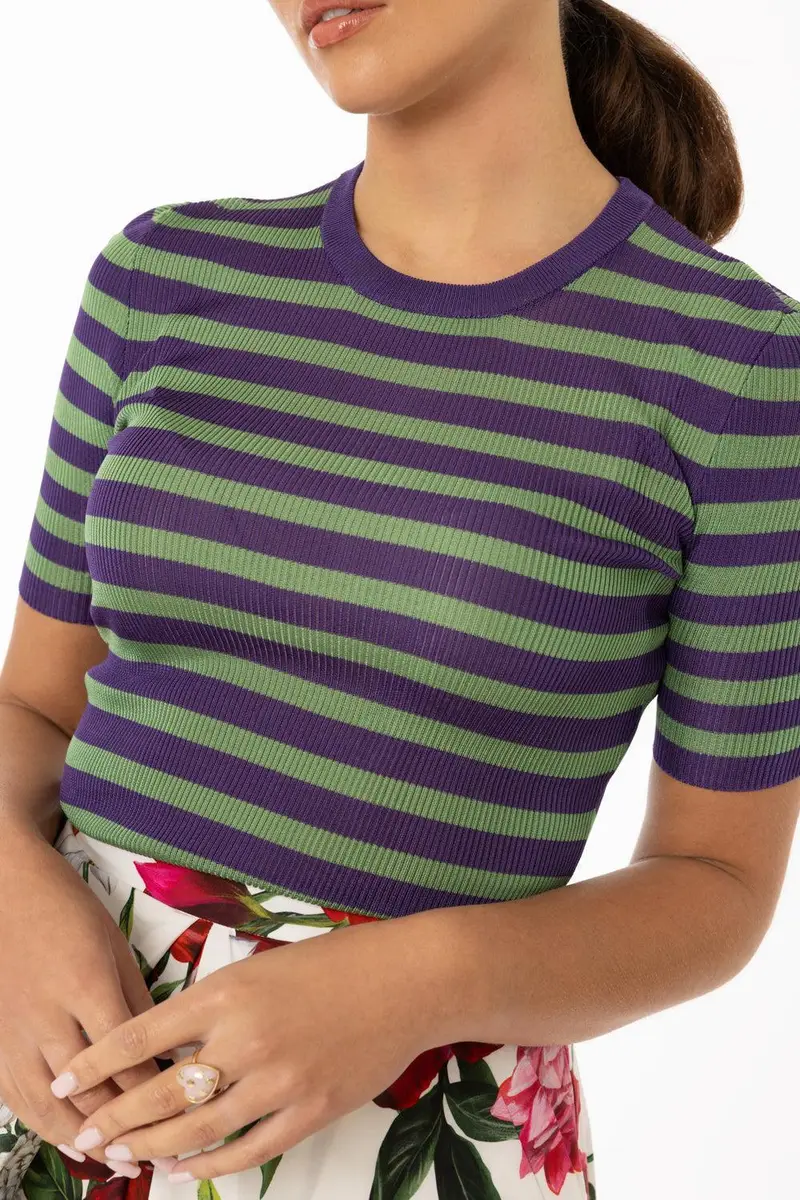 Dolce & Gabbana Elbow Stripe Crewneck | Thumbnail 3