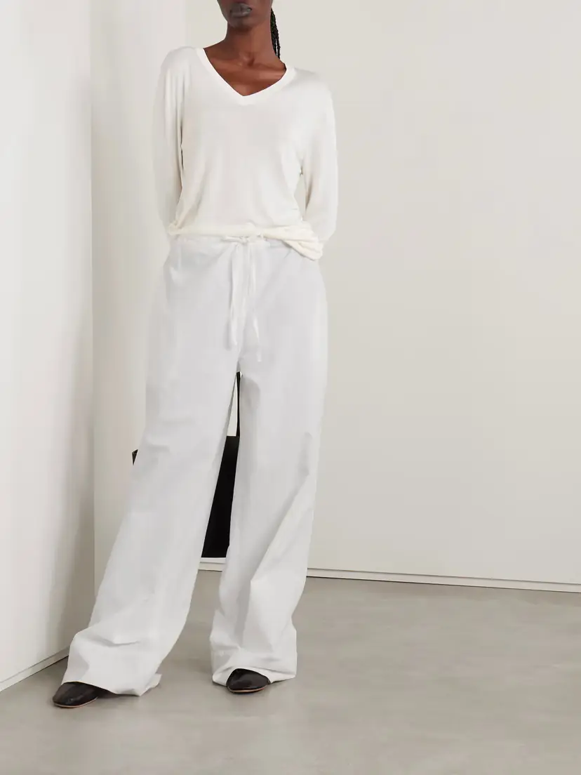 The Row Enea Cotton Wide-leg Pants | Thumbnail 2