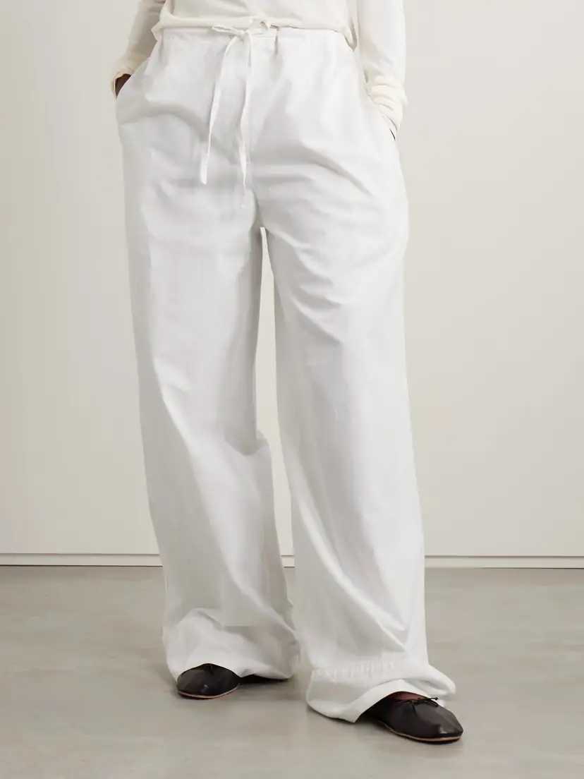 The Row Enea Cotton Wide-leg Pants | Thumbnail 3