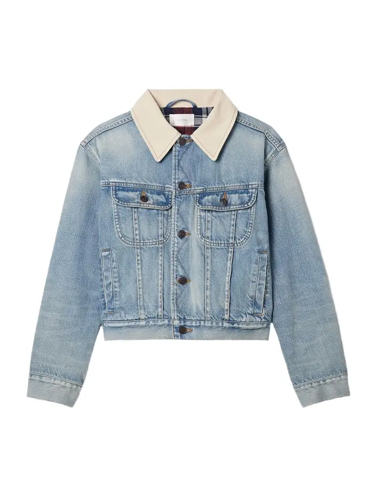 The Row Joras Twill-trimmed Denim Jacket | Image 1 The Row Joras Twill-trimmed Denim Jacket | Image 1