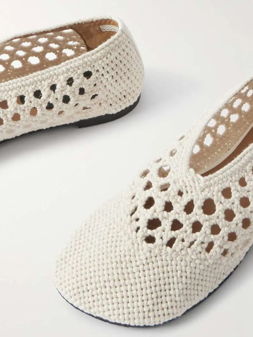 Stella McCartney Ryder Day Crocheted Ballet Flats | Thumbnail 4