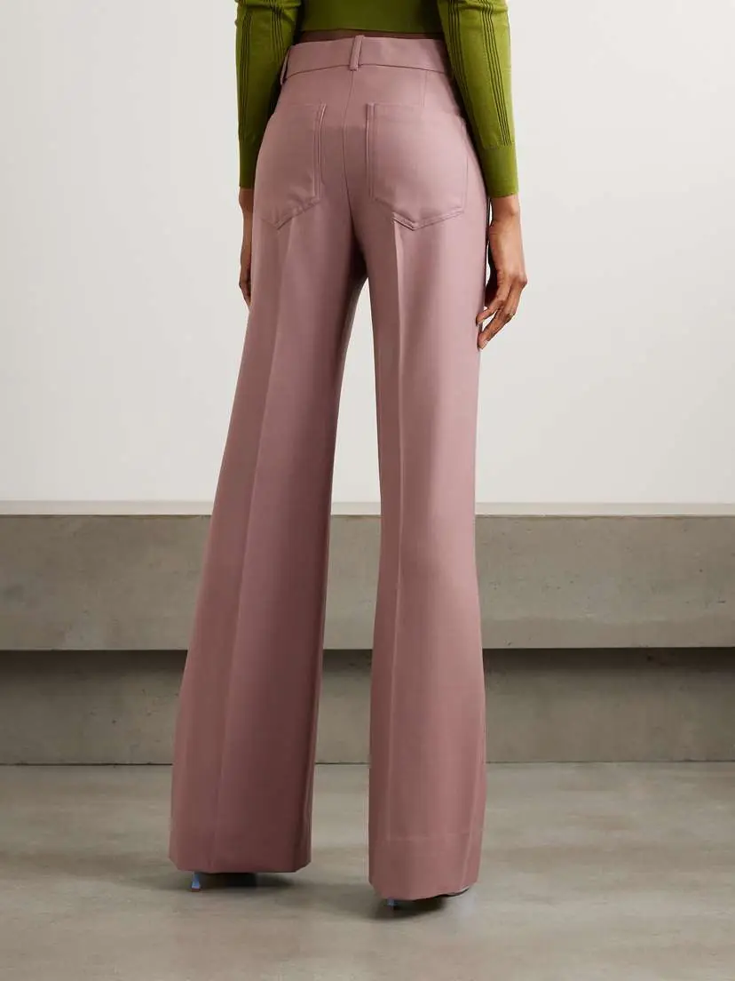 Victoria Beckham Alina Twill Wide-leg Pants | Thumbnail 3