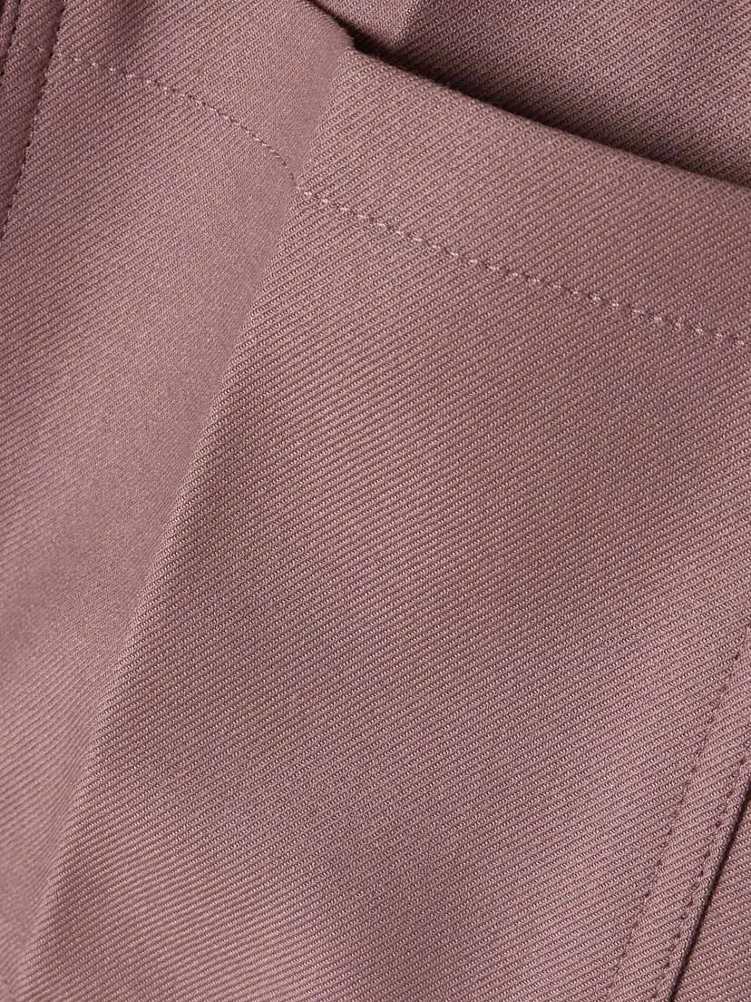 Victoria Beckham Alina Twill Wide-leg Pants | Thumbnail 4