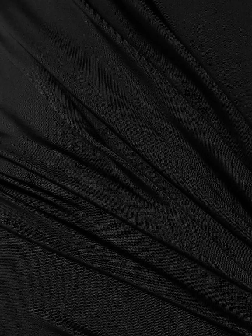 Victoria Beckham Off-the-shoulder Draped Satin Gown | Thumbnail 4