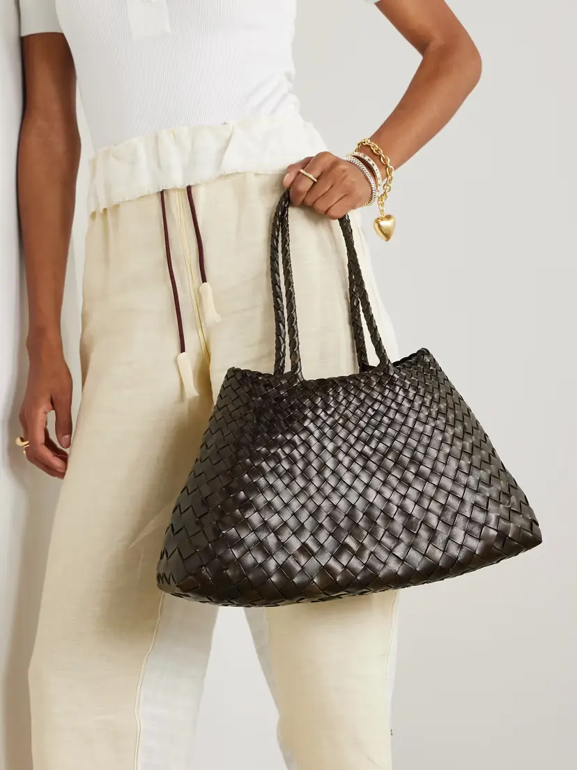 Dragon Diffusion Santa Croce Big Woven Leather Tote | Thumbnail 2 Dragon Diffusion Santa Croce Big Woven Leather Tote | Thumbnail 2