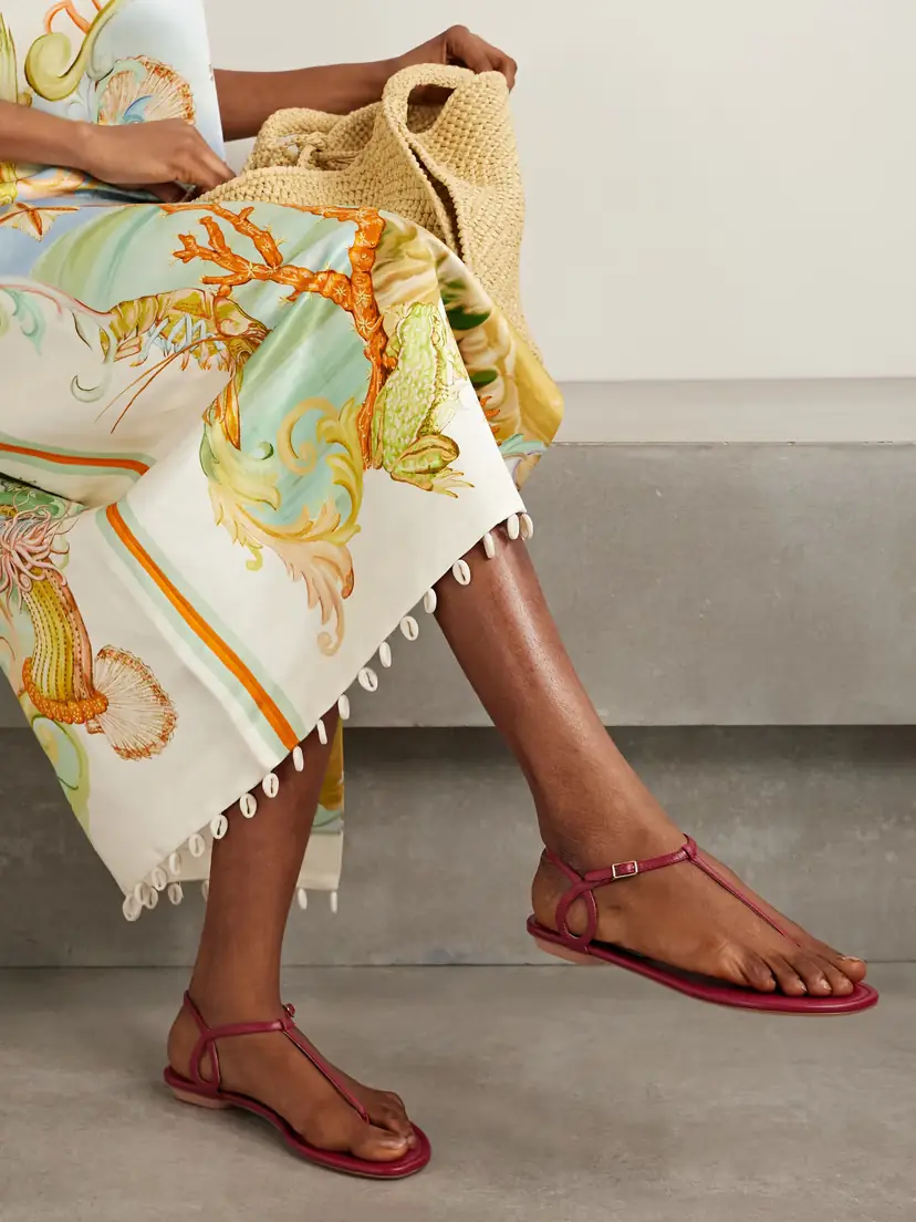 Aquazzura Almost Bare Leather Sandals | Thumbnail 2