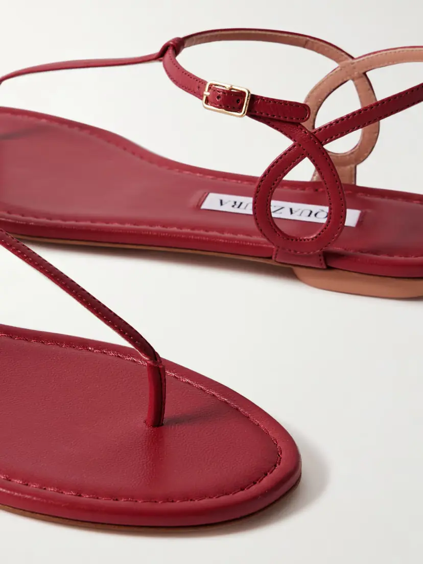 Aquazzura Almost Bare Leather Sandals | Thumbnail 4