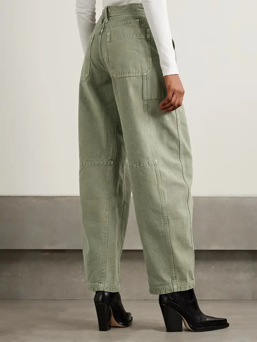 SLVRLAKE Rookie Mid-rise Barrel-leg Cargo Jeans | Thumbnail 4