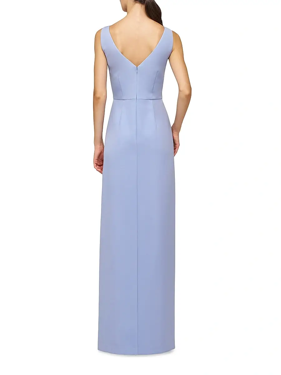 Kay Unger Women's Ira Embellished Column Gown | Thumbnail 4 Kay Unger Women's Ira Embellished Column Gown | Thumbnail 4