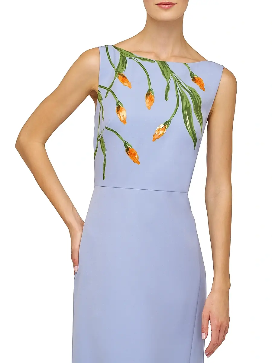 Kay Unger Women's Ira Embellished Column Gown | Thumbnail 7 Kay Unger Women's Ira Embellished Column Gown | Thumbnail 7