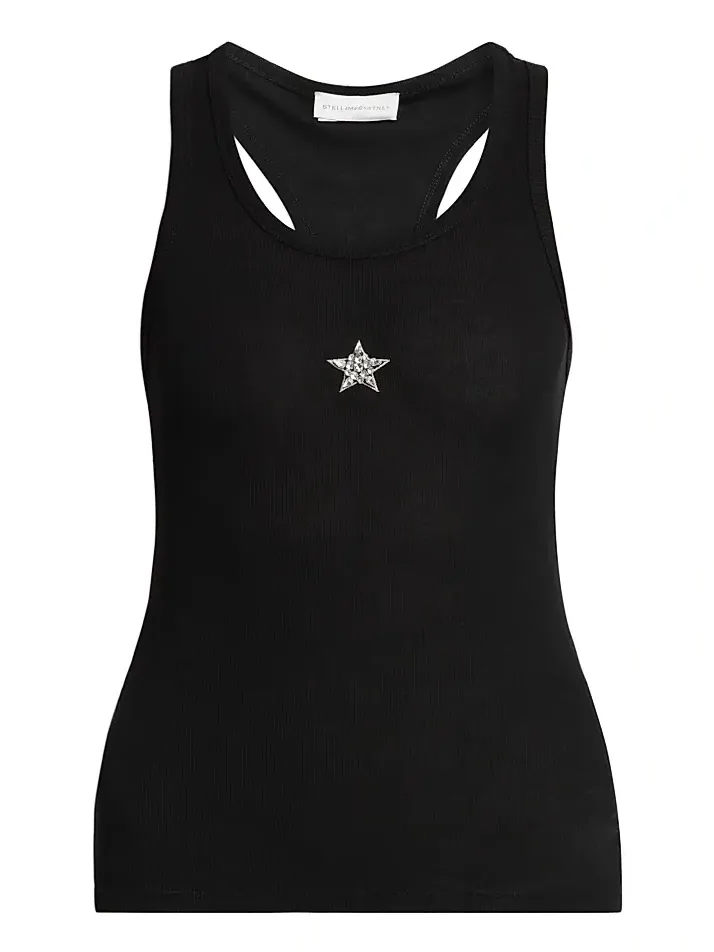 Women's Crystal Mini Star Scoopneck Tank Women's Crystal Mini Star Scoopneck Tank