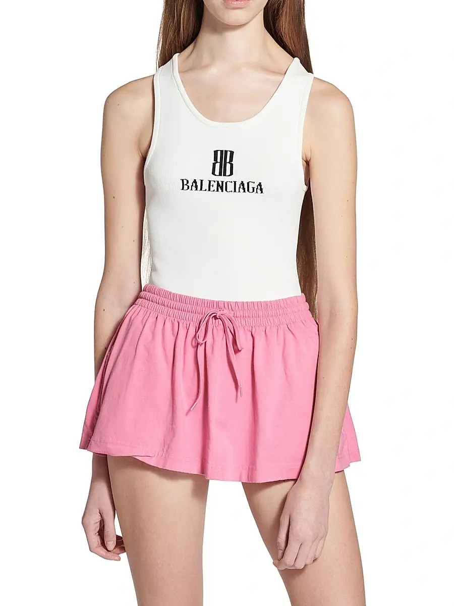 Balenciaga Women's Nano BB Tank Top | Thumbnail 3 Balenciaga Women's Nano BB Tank Top | Thumbnail 3