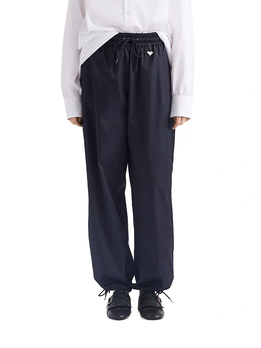Prada Women's Re-Nylon Joggers - Blue | Thumbnail 2 Prada Women's Re-Nylon Joggers - Blue | Thumbnail 2