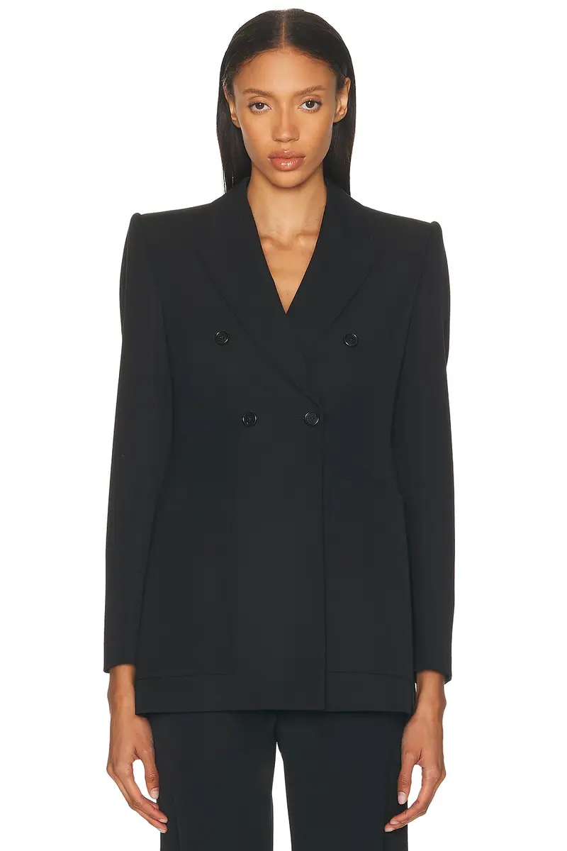 Chloé Double Breasted Wool Blazer | Thumbnail 2 Chloé Double Breasted Wool Blazer | Thumbnail 2