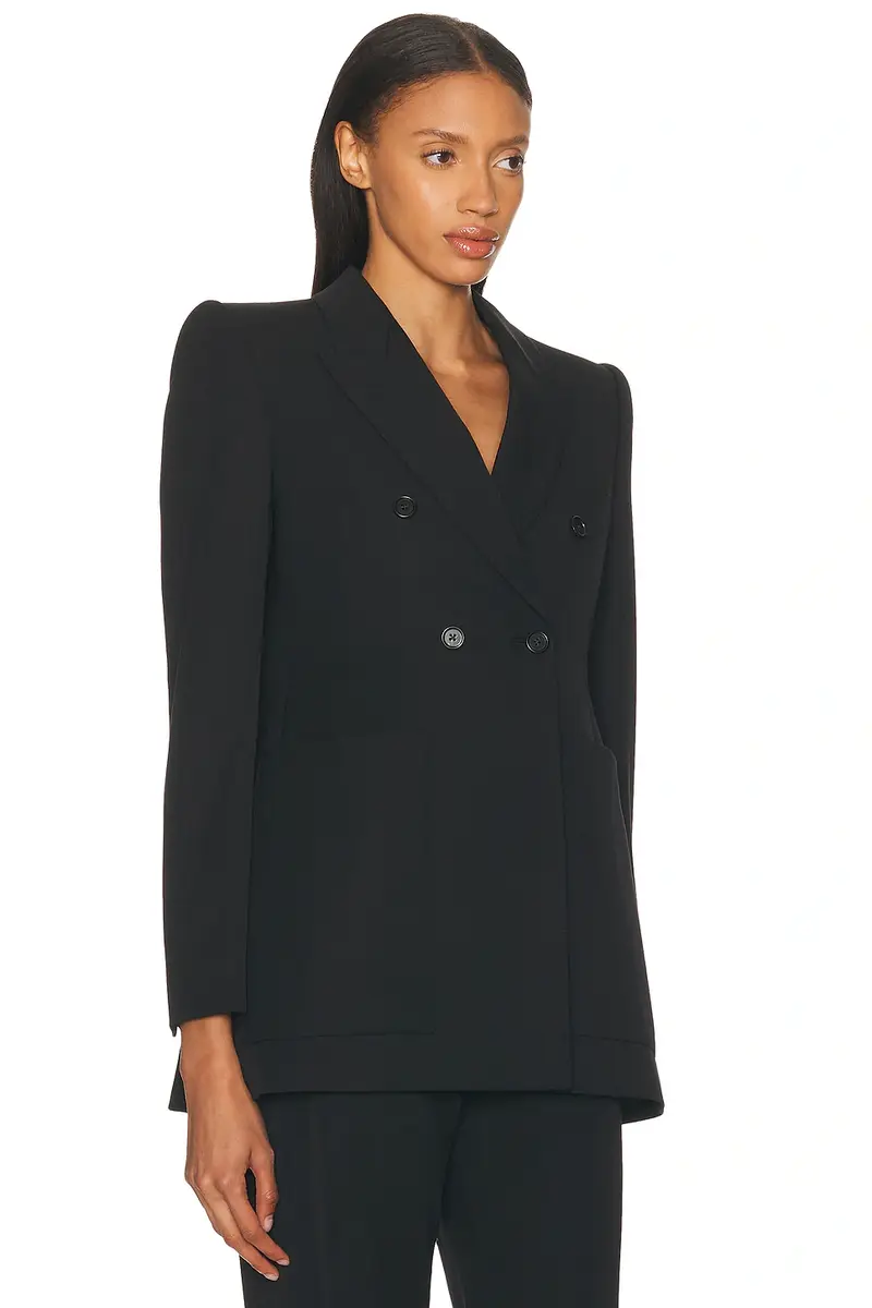 Chloé Double Breasted Wool Blazer | Thumbnail 3 Chloé Double Breasted Wool Blazer | Thumbnail 3