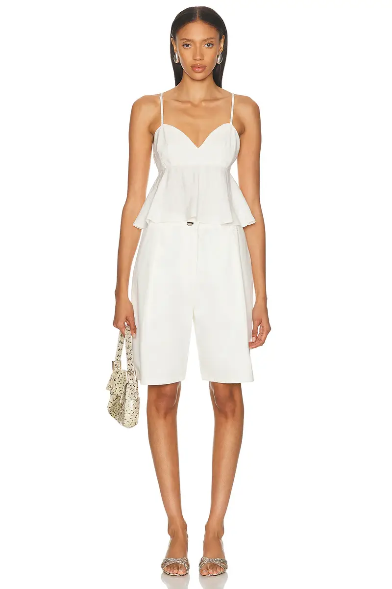 Matthew Bruch Low Rise Pleated Bermuda Short | Thumbnail 5 Matthew Bruch Low Rise Pleated Bermuda Short | Thumbnail 5
