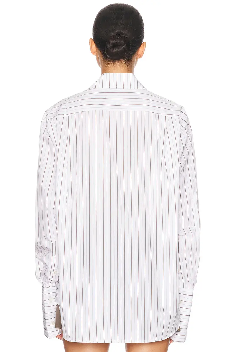 Helsa Classic Fit Stripe Poplin Shirt | Thumbnail 4